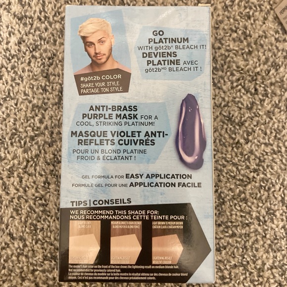 Got2b Schwarzkopf Bleach It Permanent Hair Dye Color 00A Ultra Platinum Blonde - Picture 2 of 4